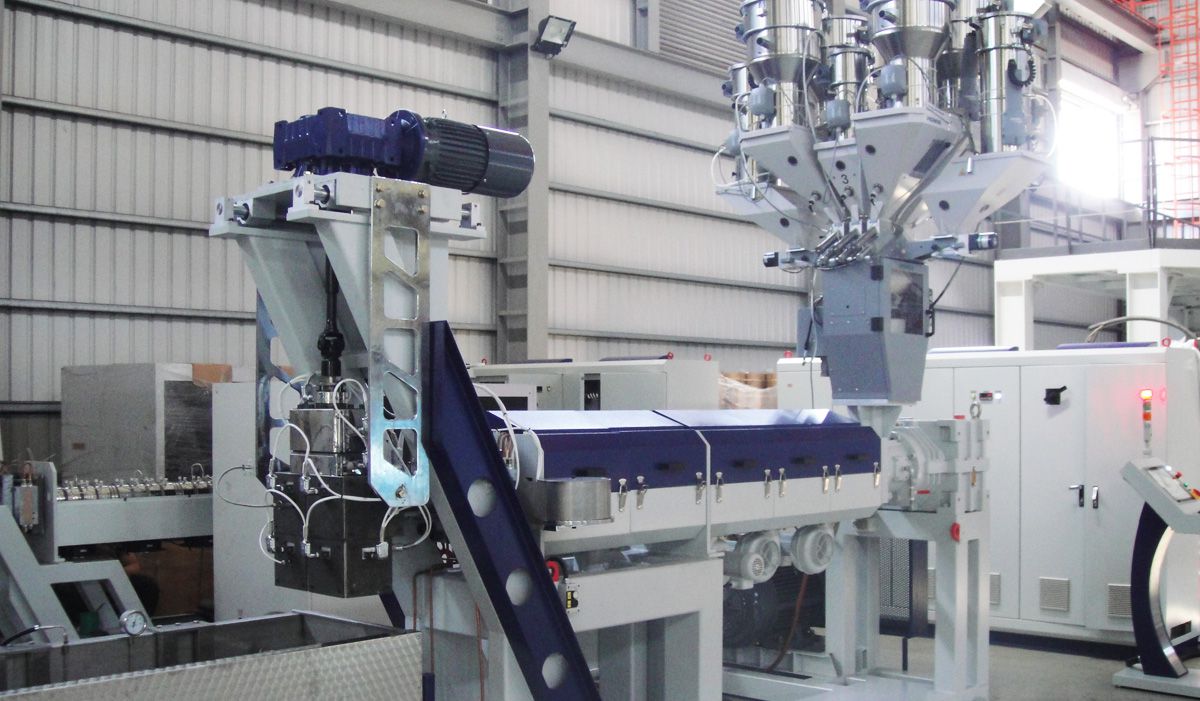 PP straps Extruder